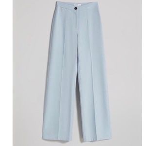 Bershka pale blue trousers